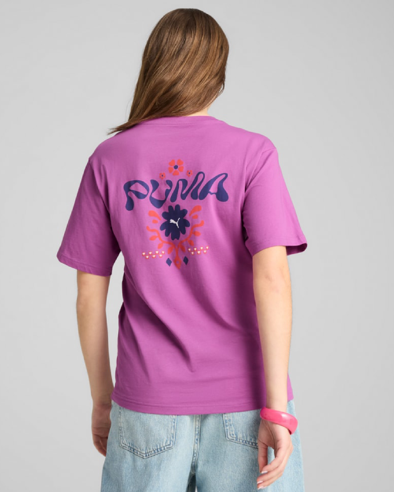 Image of Women's T-Shirt PUMA WARDROBE ESS FLORAL PACK Relaxed Graphic Tee